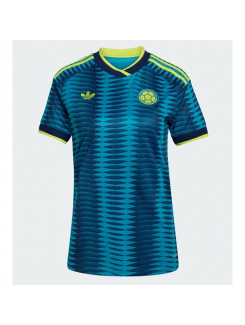 Billige Colombia Bortedrakt Dame VM 2026 Kortermet Billige Colombia Bortedrakt Dame VM 2026 Kortermet